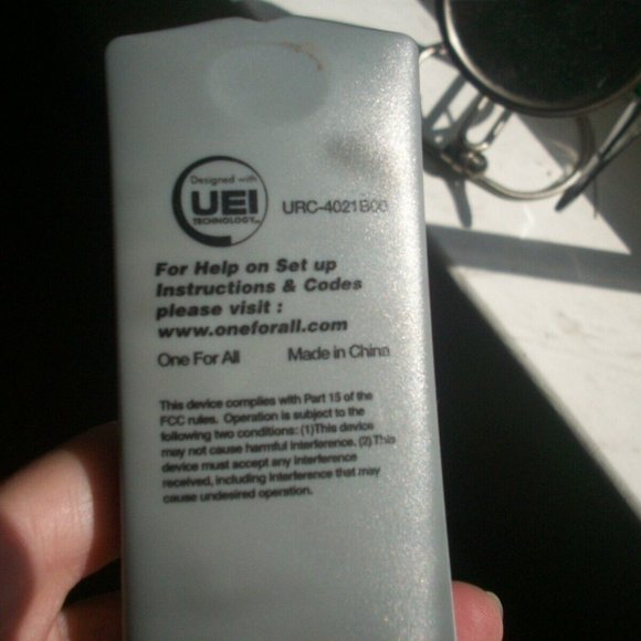 Universal Remote Control by One For All #URC4021 TV DVD VCR/PVR CBL/SAT - Picture 4 of 6